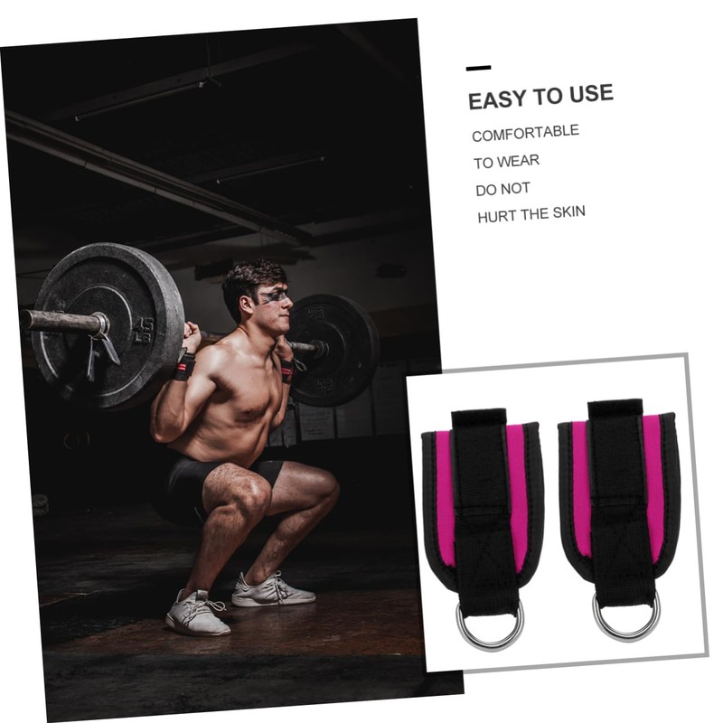 Gatuida 1 Pair Padded Ankle Straps for Fitness Workouts Weight