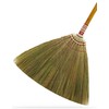 Indoor Grass Broom 40 Inch with Bamboo Handled Brooms for