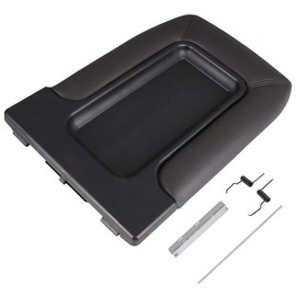 cciyu Center Console Lid Repair Kit Dark Grey Armrest Latch Replacement fit for 2001-2007 For GMC Sierra Silverado OE replaces 19127364, 19127365, 19127366