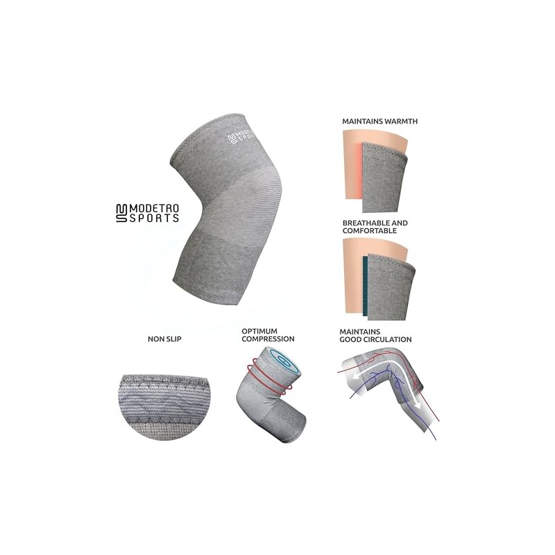 Knee Compression Sleeve - Knee Support Compression Sleeve Brace for