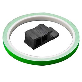 Daytona 98019 PROGRIP Motorcycle Rim Sticker 0.3 inches (7 mm) x 2.4 ft (6 m) (18 inches approx. 4 circumferences) Wheel Tape, Green