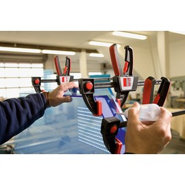 Bessey Clamp/Spreader, 12 In Cap, 6.5-19.5 Range, black (EZS30-8)