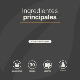 Citrato De Potasio De 120 Cápsulas. Potassium Citrate B Life