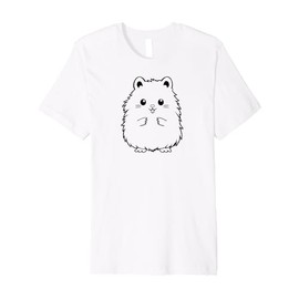 Cute Adorable Hamster Funny Face Furry Friend Premium T-Shirt