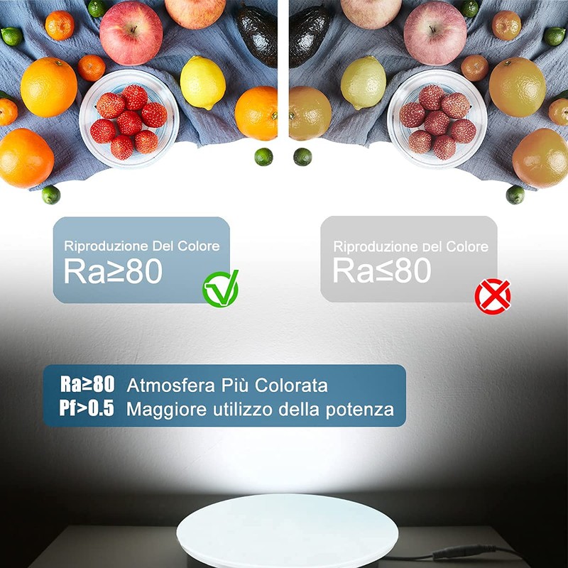 EXTRASTAR LED Ceiling Light 24 W, Modern 6500 K Cool