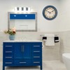 12 Inch Outdoor Clock with Thermometer and Hygrometer Combo, Waterproof