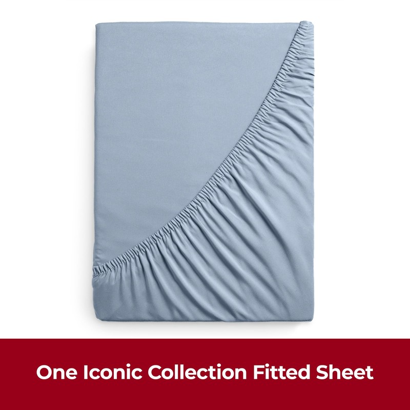 Mellanni Fitted Sheet Single Bed - All Around Elastic Bed