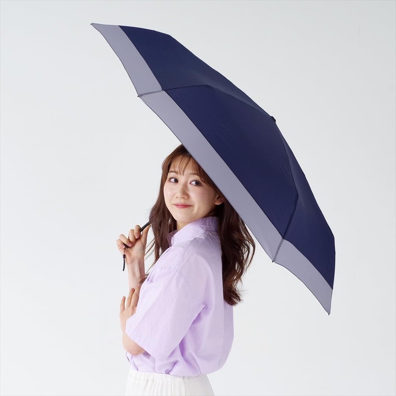 Nifty Colors 5186NV Bi-Color Carbon Lightweight Mini 60 Folding Umbrella