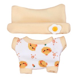 Manpuku Baby Romper Sewing Clothes, Hat & Romper Set, For Chicks, 3.9 inches (10 cm), Sewing Clothes, Kigurumi, Accessories, Geek Search, Doll, Mascot, Kpopdoll Costume