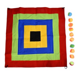 Self Stick Dart Board Toy Set Fabric Dart Board Sticky Balls Kids Catch Toss Ball Outside GameSquare Shape