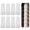 8PCS Aluminum Siding Corners 8 Inch Outside Siding Corner Trim