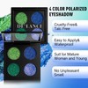 DE'LANCI Multichrome Glitter Eyeshadow Highly Pigmented, Blue Green Purple Metallic