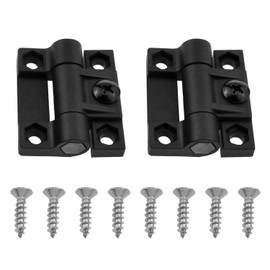 PIYANYO Black Plastic Torque Hinge Adjustable Torque Position Control HingeE6-10-301-2O Door Hinge with Screws 2pcs