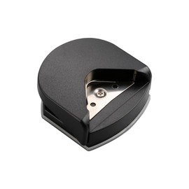 Tabanzhe R4 Corner Rounder Punch - Photo Business Card Rounded Corners Burr-Free Rounded Corner Trimmer Tool Suitable for Paper, Thin Card(Black/Blue)