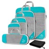 Apexillio Compression Packing Cubes 6 Pcs, Travel Luggage Organizer Accessories