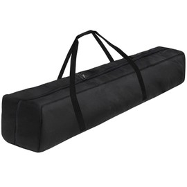 YeahBoom Light Stand Carry Bag, black, Hard shell trolley with swivel castors