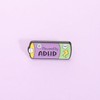 Powered By ADHD Enamel Pin, Neurodivergent Battery Lapel Brooch, ADHD
