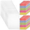 Operitacx 12pcs A5 Binder Pouch with Mesh Zipper Pockets 6-Hole