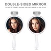 Kmchilj Makeup Hand Mirror, Double-Sided 3X 1x Magnifying Large Travel