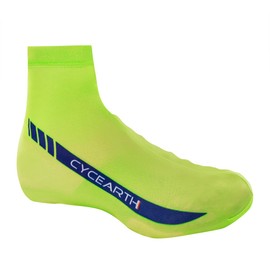 CYCEARTH Men's Cycling Shoe Covers Bicycle Overshoes, Green, Large