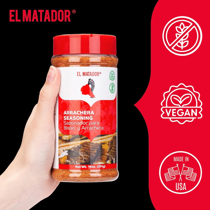 El Matador Arrachera Seasoning 12 oz.