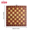 Andux Magnetic Wooden Folding Chess Set GJXQ-03 (11.4 x 11.4
