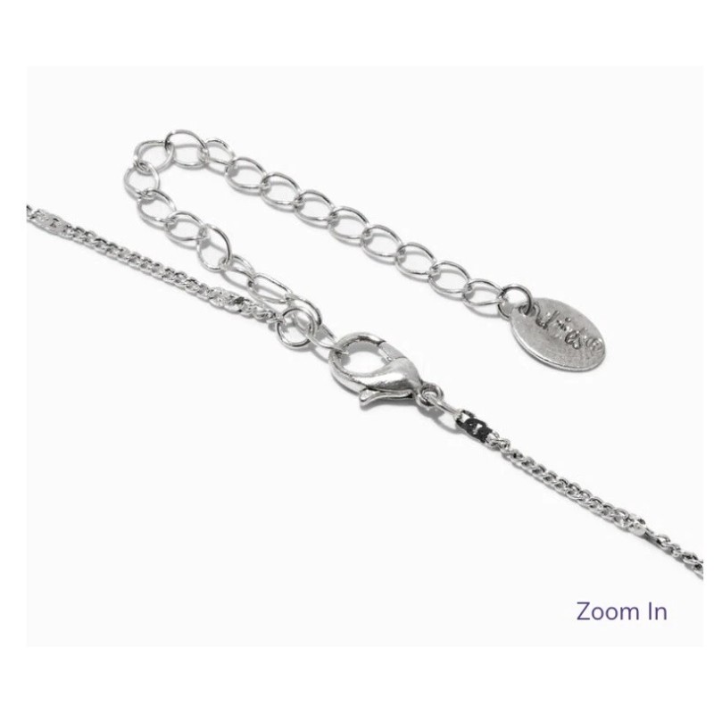 Claire’s burnished silver butterfly gold star locket necklace jewelry nwt