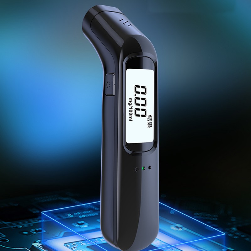 Breath Alcohol Tester LCD Display Voice Broadcast Non Contact Blowing