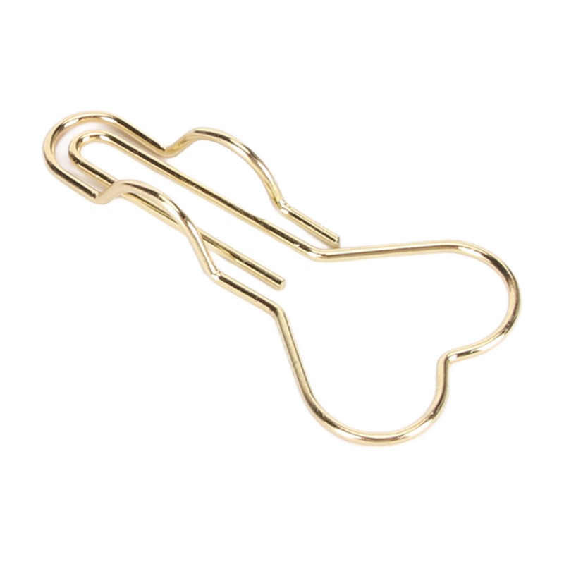 50pcs Heart Pen Clips Plated Metal Pen Holder Clips Small