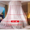 VETHIN Bed Canopy Princess for Girls,Bed Canopy Curtain Double Layer