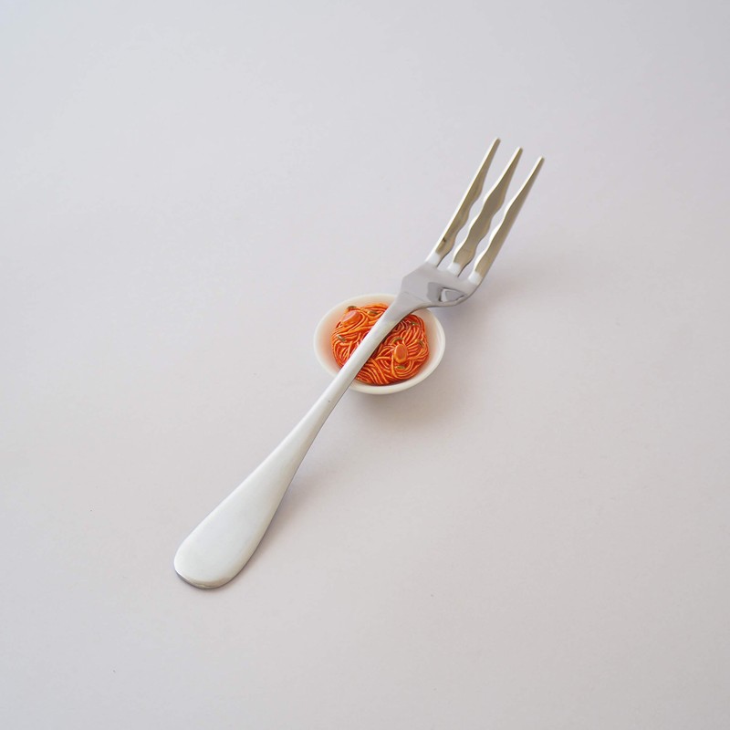 Takasuga Kinzoku Pasta Fork, Fork Rest Set 407118
