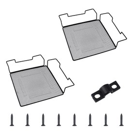 MOROBOR Office Cubicle Shelf Storage Organizer, 2pcs Hanging Floating Shelves Rectangular Corner Storage Organizer Home Office Essentials for Small Planter Photo Frame