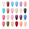 ieron 24 Colours 576 Pieces Artificial Nails Acrylic for Nail