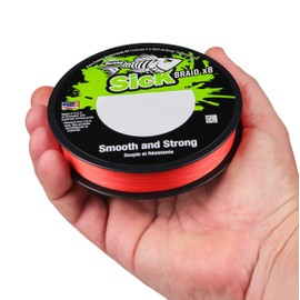 Berkley Sick Braid - 8 Strands Braided Fishing Line, Super Smooth 8 carrier Multifilament PE Braid Predator Fishing Lines 150/300m For Freshwater and Saltwater Sea Fishing, Unisex, Red