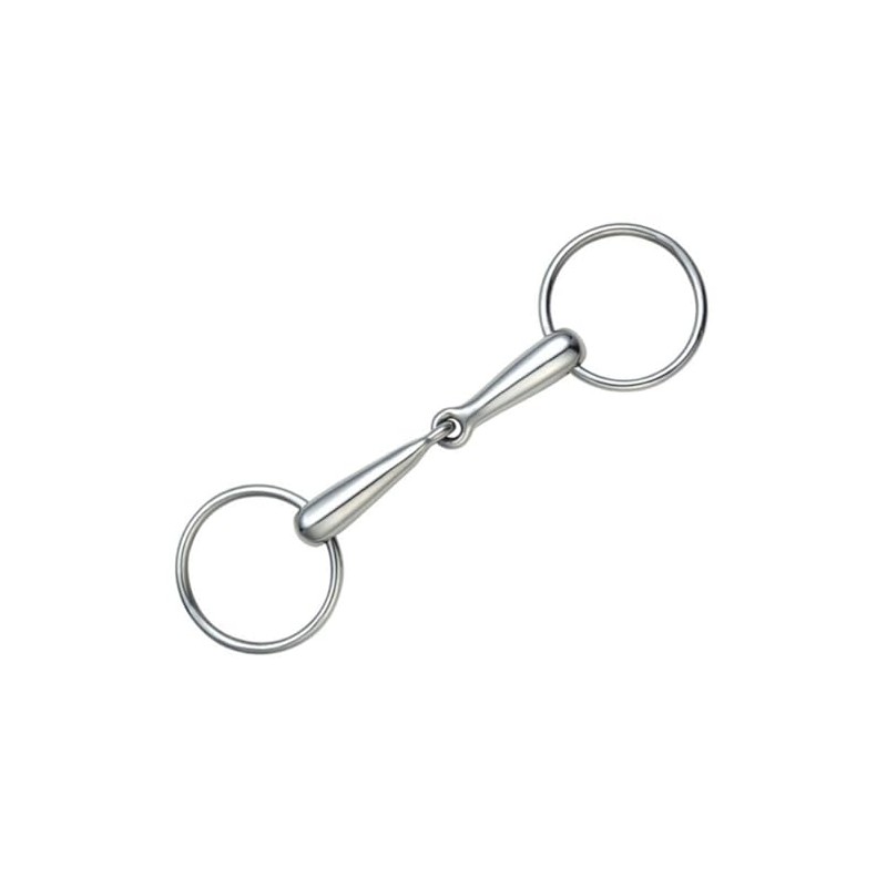 Shires Hollow Mouth Loose Ring Snaffle-As supplied 4 1/2"