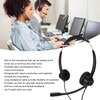 Call Center Headset Noise Cancelling Mic Supports Speaker Volume Adjustment
