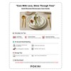 Pokini White Gold Splash Dinnerware Sets, 12 Pieces Fine China