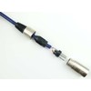 4x Adam Hall Cables K3MMF005 0BLU Microphone Cable 0.5 m