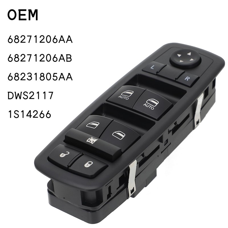Kardne Master Power Window Switch for Chrysler 200(2015-2017), Jeep Cherokee(2015-2022),