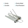 PATIKIL 2 Inch Hook Safety Latch Kit, 3 Pack Metal