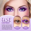 AOAZXBB Purple Mascara and Eyeliner Set 5D Coloured Mascara for