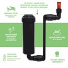Quick-Snap In-Ground 5-Inch Pop-Up Adjustable Sprinkler 2-Pack With Quick Hose