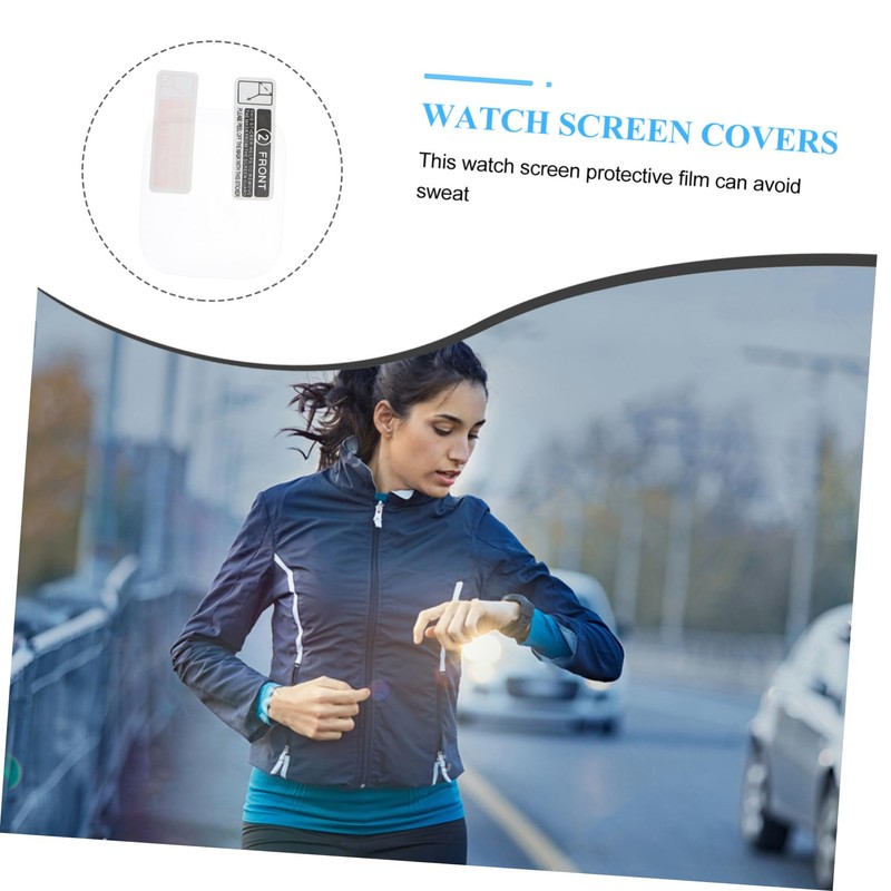 BIUDECO Pack Smartwatch Screen Films Pet Material Scratch Resistant Fingerprint