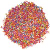 Bulk Dye Free Rainbow Sprinkles - 14 Ounces - Naturally