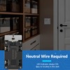 LIDER 2-Hour Countdown Timer Switch with Wall Plate, 5-10-20-30 Min,