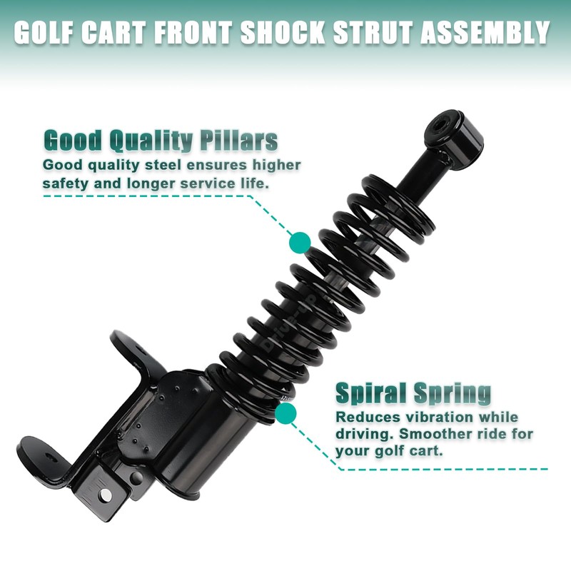 Drive-up Golf Cart Front Shock Strut Assembly, EZGO Driver Side