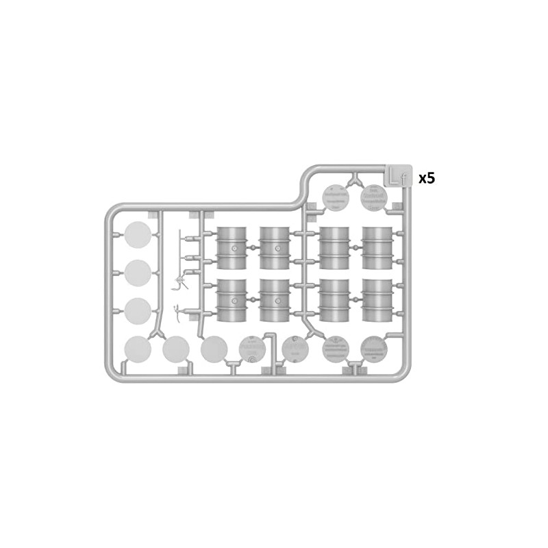 Mini Art MA49002 1/48 German 200L Fuel Drum Plastic Model