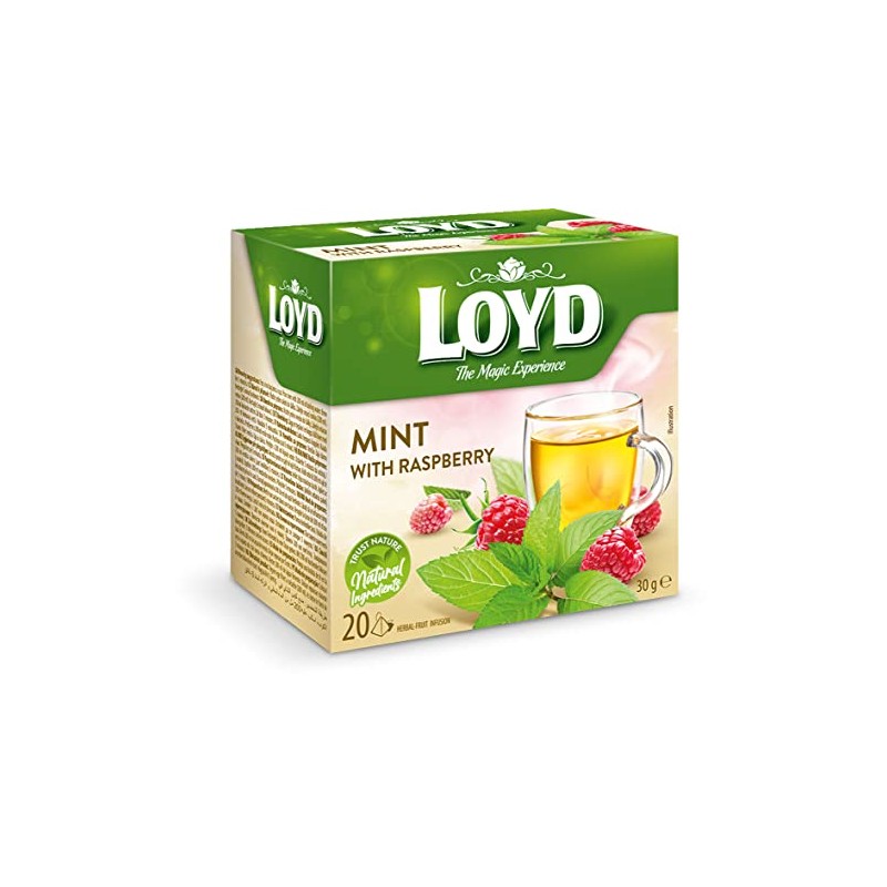 Loyd Mint with Raspberry Fruit Tea The Magic Experience Box