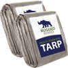 RUGGED RHINO All Weather 100% Waterproof Heavy Duty Tarp, 10x20,