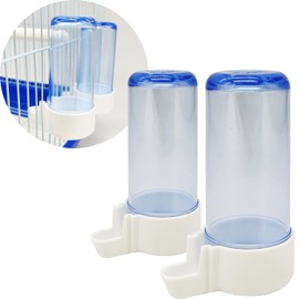 BPS BPS-102838 Large Parrot Rabbit Cage Feeding Bowl, Small, Length 9.7 cm, Set of 2